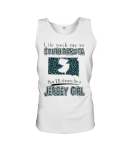 Jersey Girl Life Took Me To South Dakota Unisex Tank tile