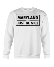 Maryland Just Be Nice Crewneck Sweatshirt tile