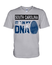 South Carolina It's In My DNA V-Neck T-Shirt tile