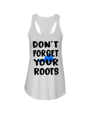 Virginia Map Don't Forget Your Roots Ladies Flowy Tank tile