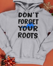 Virginia Map Don't Forget Your Roots Hooded Sweatshirt apparel-hooded-sweatshirt-lifestyle-front-65