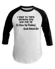 South Dakota Girl Gave Up Thinking Baseball Tee tile