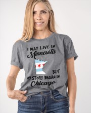 Began In Chicago - Live In Minnesota Classic T-Shirt apparel-classic-tshirt-lifestyle-front-100