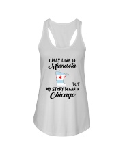 Began In Chicago - Live In Minnesota Ladies Flowy Tank tile