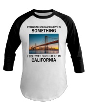 Should Be In California Baseball Tee tile