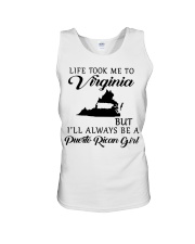 LIFE TOOK ME TO VIRGINIA BE A PUERTO RICAN GIRL Unisex Tank tile