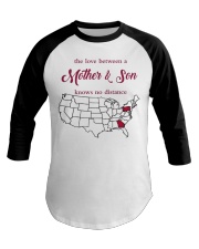 The Love Mother Son Pennsylvania Georgia Baseball Tee tile