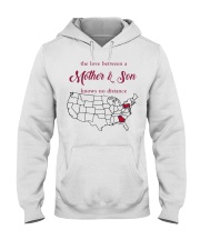 The Love Mother Son Pennsylvania Georgia Hooded Sweatshirt tile