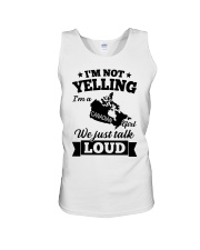 I'M A CANADIAN GIRL Unisex Tank tile