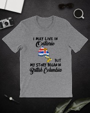 Began In British Columbia - Live In Ontario Classic T-Shirt lifestyle-mens-crewneck-front-16