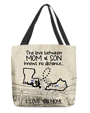 The Love Mother And Son Kentucky Louisiana All-over Tote front