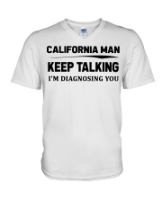 California Man - I'm Diagnosing V-Neck T-Shirt tile