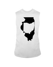MAP OHIO IN ILLINOIS Sleeveless Tee tile