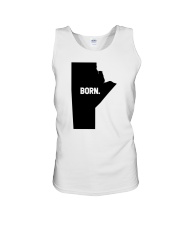 Manitoba - Born Unisex Tank tile