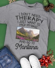 Pack My Bags - Go To Montana Classic T-Shirt apparel-classic-tshirt-lifestyle-back-69
