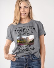 Pack My Bags - Go To Montana Classic T-Shirt apparel-classic-tshirt-lifestyle-front-100