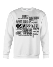 Mississippi girl cities Crewneck Sweatshirt tile