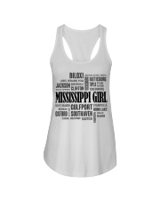 Mississippi girl cities Ladies Flowy Tank tile