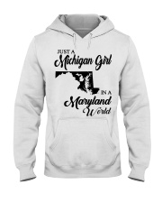 MICHIGAN GIRL IN MARYLAND Hooded Sweatshirt tile