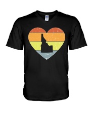 Idaho - Heart Vintage V-Neck T-Shirt tile