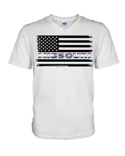 Flag - Missouri V-Neck T-Shirt tile
