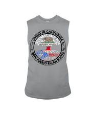 LIVING IN CALIFORNIA WITH PUERTO RICAN ROOTS Sleeveless Tee tile