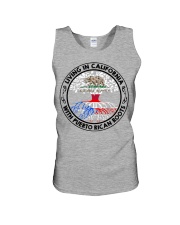 LIVING IN CALIFORNIA WITH PUERTO RICAN ROOTS Unisex Tank tile