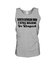South African Man I Still Believe In Respect Unisex Tank tile