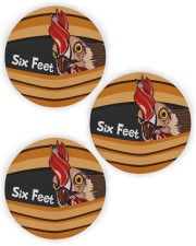 Chicken - Six Feet Circle Ornament (Wood tile