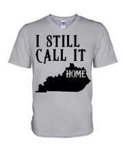 Kentucky i still call it home V-Neck T-Shirt tile