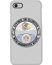 LIVING IN ILLINOIS WITH MINNESOTA ROOTS Phone Case tile