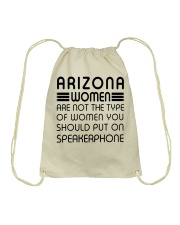 Should put on speakerphone not Arizona women Drawstring Bag tile