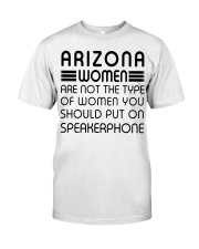 Should put on speakerphone not Arizona women Classic T-Shirt tile