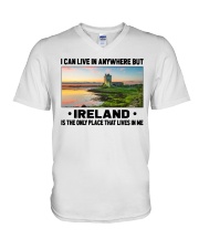 Ireland Only Place Lives In Me V-Neck T-Shirt tile