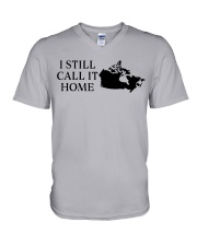 Canada i still call it home V-Neck T-Shirt tile