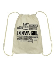 Indiana girl cities Drawstring Bag tile