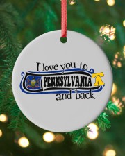 Love You To Pennsylvania Circle ornament - single (porcelain) custom-circle-ornament-single-porcelain-lifestyle-11