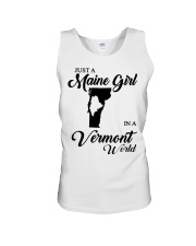 MAINE GIRL IN VERMONT Unisex Tank tile