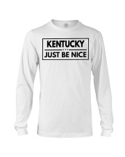 Kentucky Just Be Nice Long Sleeve Tee tile
