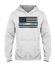 Flag - South Dakota Hooded Sweatshirt tile