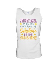 Jersey Girl- Be The Sunshine Unisex Tank tile