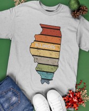 Retro Illinois Classic T-Shirt apparel-classic-tshirt-lifestyle-back-69