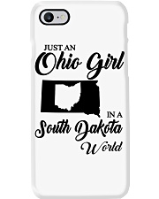 OHIO GIRL IN SOUTH DAKOTA Phone Case tile