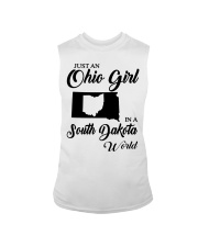 OHIO GIRL IN SOUTH DAKOTA Sleeveless Tee tile