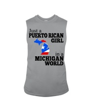 PUERTO RICAN GIRL IN MICHIGAN Sleeveless Tee tile