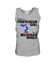 PUERTO RICAN GIRL IN MICHIGAN Unisex Tank tile