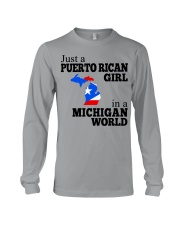 PUERTO RICAN GIRL IN MICHIGAN Long Sleeve Tee tile