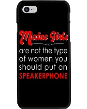 MAINE GIRLS - NOT SHOULD PUT ON SPEAKERPHONE Phone Case tile