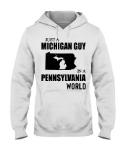 MICHIGAN GUY IN PENNSYLVANIA Hooded Sweatshirt tile