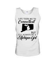 LIFE TOOK TO CONNECTICUT BE A MICHIGAN GIRL Unisex Tank tile
